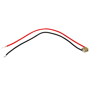 PA3JEW - Piezo Chip, 100 V, 1.8 µm Displacement, 3.0 x 3.0 x 2.0 mm, Pre-Attached Wires