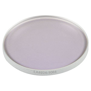 LA4924-1064 - f = 175 mm, Ø1in UVFS Plano-Convex Lens, 1064 nm V-Coat