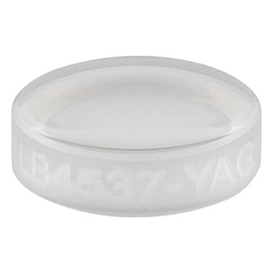 LB4537-YAG - f = 15 mm, Ø6 mm UV Fused Silica Bi-Convex Lens, 532 / 1064 nm V-Coat