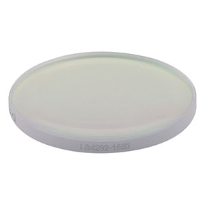 LB4282-1550 - f = 200 mm, Ø1in UV Fused Silica Bi-Convex Lens, 1550 nm V-Coating