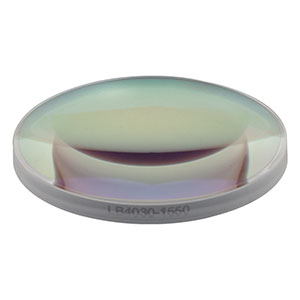 LB4030-1550 - f = 40 mm, Ø1in UV Fused Silica Bi-Convex Lens, 1550 nm V-Coating