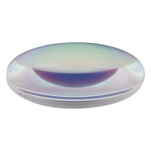 LB4592-1550 - f = 60 mm, Ø2in UV Fused Silica Bi-Convex Lens, 1550 nm V-Coating