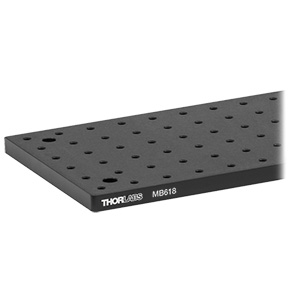 MB618 - Aluminum Breadboard, 6in x 18in x 1/2in, 1/4in-20 Taps