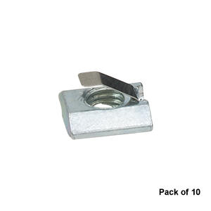 LPC06 - Curtain Stop T-Nuts for Curtain System, M8 Tapped Hole (Pack of 10)
