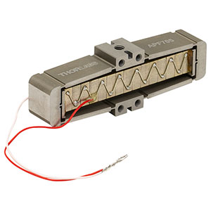 APF705 - Amplified Piezoelectric Actuator with Flexure Mount, 150 V, 560 µm Max Displacement