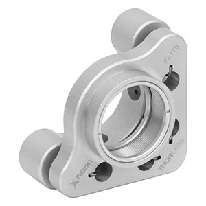 KA1TB - Polaris®KA SM1-Threaded Ø1in Mirror Mount, 2 Low-Profile Hex Adjusters, 2 Retaining Rings Included