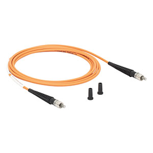 M149L02 - SMA-SMA Square-Core, Step-Index Multimode Fiber Patch Cable, 400 - 2200 nm, 150 x 150 µm Core, 2 m Long