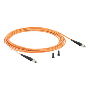 M149L05 - SMA-SMA Square-Core, Step-Index Multimode Fiber Patch Cable, 400 - 2200 nm, 150 x 150 µm Core, 5 m Long