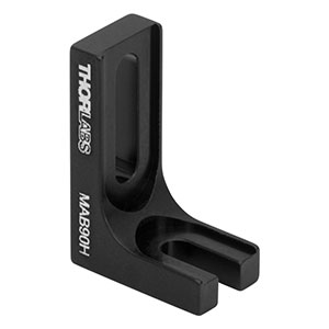 MAB90H - Mini-Series Slim Right-Angle Bracket with Counterbored Slots