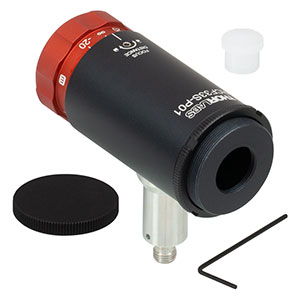 RCF33S-P01 - Protected Silver Adjustable Focus Reflective Collimator, 450 nm - 20 µm, RFL = 33.0&nbsp;mm, SMA