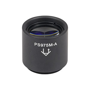 PS975M-A - TIR Retroreflector, SM1-Threaded Mount, AR Coating: 350 - 700 nm