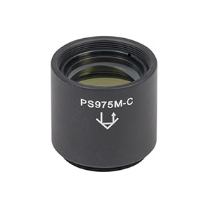 PS975M-C - TIR Retroreflector, SM1-Threaded Mount, AR Coating: 1050 - 1700 nm