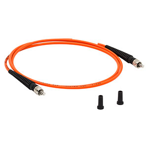 M65L01 - Ø10 µm, 0.100 NA, SMA-SMA Fiber Patch Cable, Low OH, 1 m Long