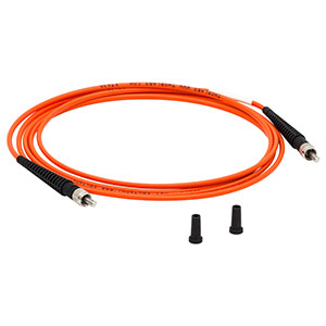 M14L02 - Ø50 µm, 0.22 NA, SMA-SMA Fiber Patch Cable, Low OH, 2 m Long