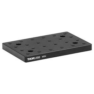 MB4 - Aluminum Breadboard 4in x 6in x 1/2in, 1/4in-20 Taps