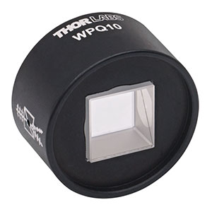 WPQ10 - Wollaston Prism, 1° Beam Separation, 400 nm - 2.0 µm, Uncoated Quartz