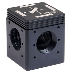 DFM1/M - Kinematic Fluorescence Filter Cube for Ø25 mm Fluorescence Filters, 30 mm Cage Compatible, Right-Turning, M6 Tapped Holes
