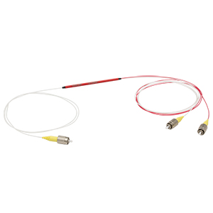 TW1430R5F1 - 1x2 Wideband Fiber Optic Coupler, 1430 ± 100 nm, 50:50 Split, FC/PC