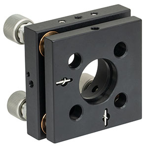 KC1-P - Ø1in Piezoelectric Optic Mount, ±9.7 µm Travel, Smooth Bore, 8-32 Taps