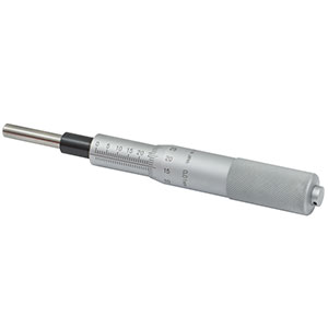 151-411ME - 50 mm Travel Micrometer Head with 10 µm Graduations, Spherical Tip