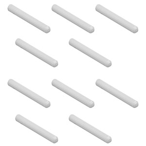 CFX230-10 - Ø1.25 mm, 10.5 mm Long Ceramic Ferrule for MM Fiber, Ø230 µm Bore Size, 10 Pack