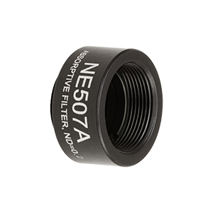 NE507A - Ø1/2in Absorptive ND Filter, SM05-Threaded Mount, Optical Density: 0.7