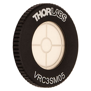 VRC3SM05 - SM05-Threaded UV and Visible Alignment Disk (300 - 540 nm)