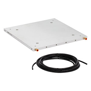 WCB12 - Liquid-Cooled Baseplate, 12in x 12in x 1/2in, 1/4in-20 Taps