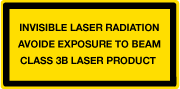 Class 3B Laser Sticker