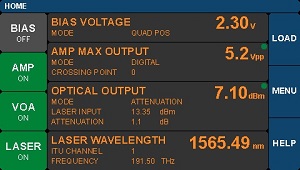 Digital Reference Transmitter Main Menu