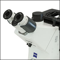 SM2N2 Adapter Attached to Trinocular Eyepieces