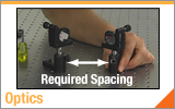 Required Separation of Steering Mirror Pairs