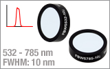 Wedged Hard-Coated Bandpass Filters